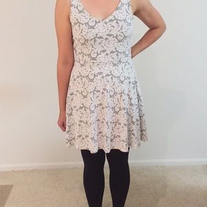 Abercrombie and fitch White crocheted dress